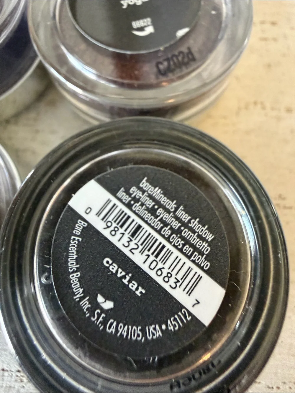 Lot x 4 NEW BareMinerals Eye Liner Shadow Eyeliner - Yoga, Caviar, Starry Night